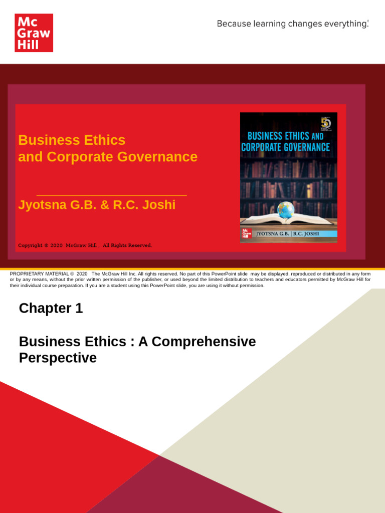 Business Ethics and Governance Overview | PDF | Business Ethics | Morality