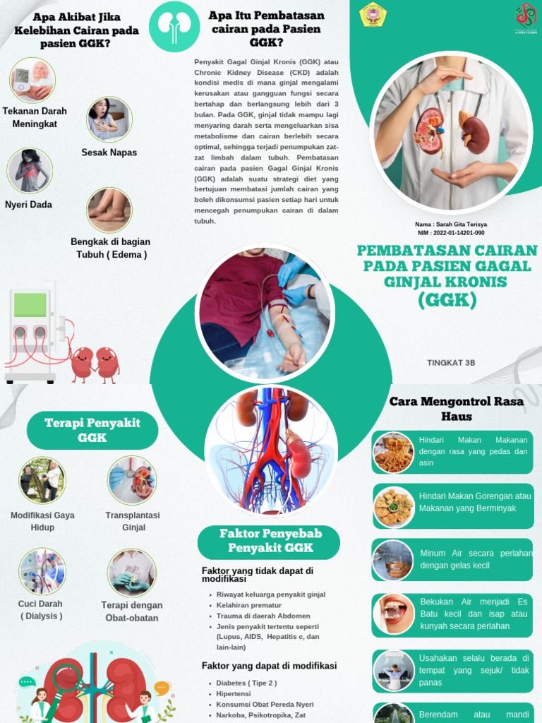 Pembatasan Cairan untuk Pasien GGK | PDF