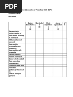 DOPS Assessment Form Template | PDF | Simulation | Medicine