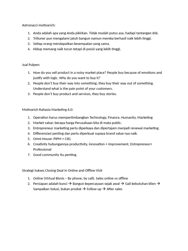 Astronacci Motivarich | PDF