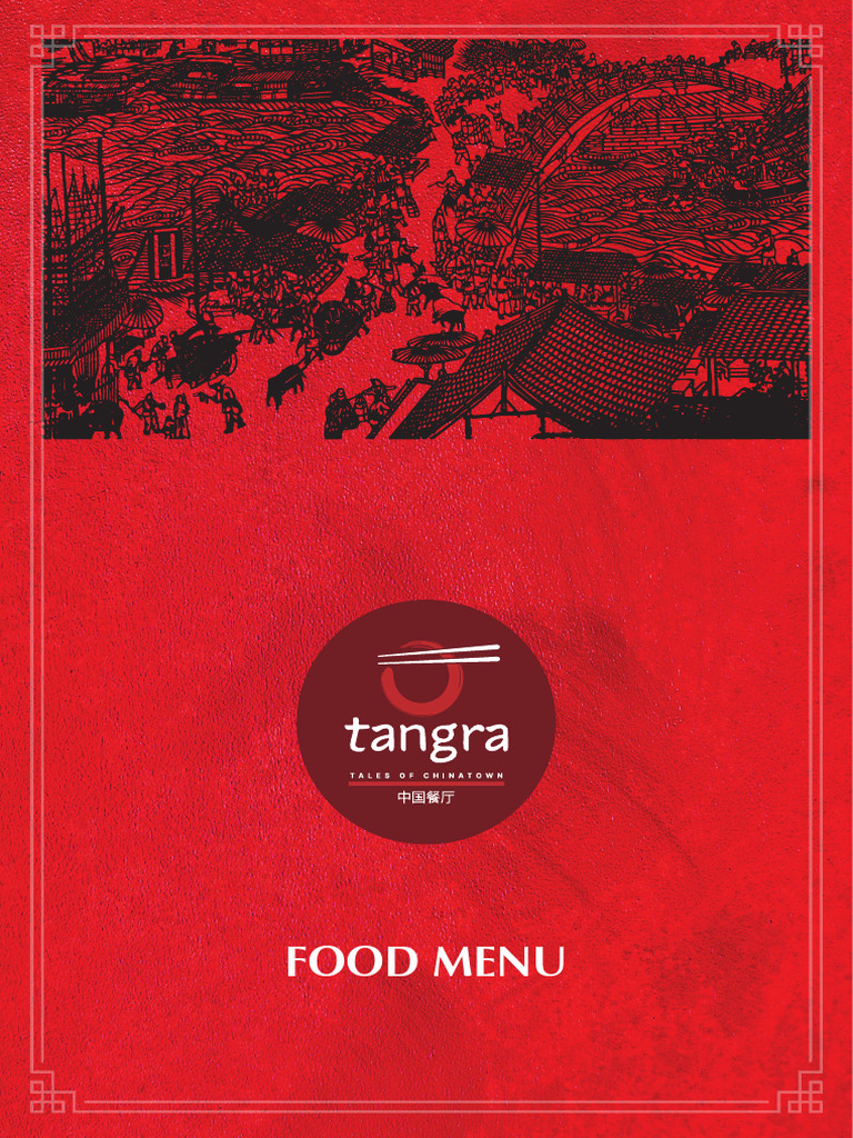 Tangra Food & Beverage Menu | PDF | Tofu | Sauce