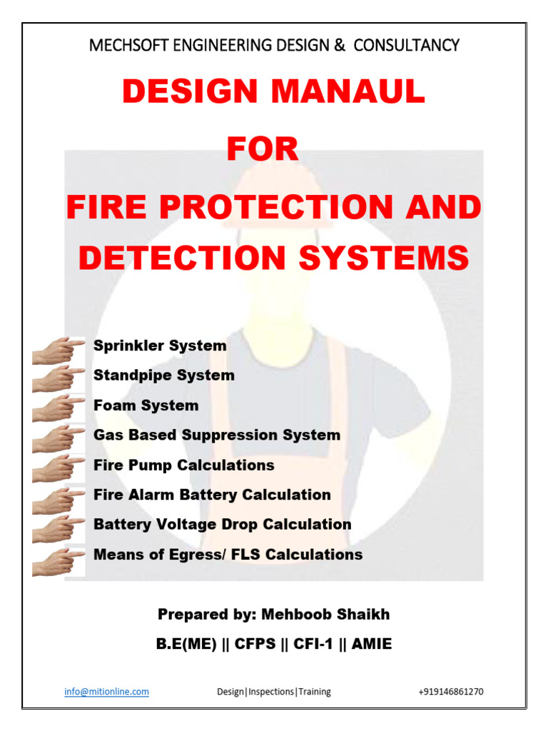 Fire Protection System Design Manual | PDF | Fire Sprinkler System ...