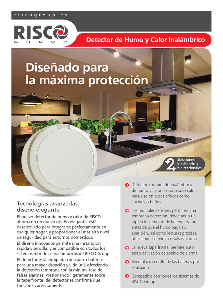 Detector Inalámbrico de Humo y Calor | PDF