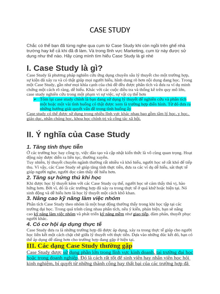 Case Study | PDF