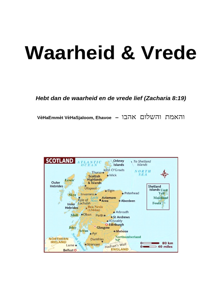 (Lost Tribes in Dutch) Simeon - De Schotten | PDF