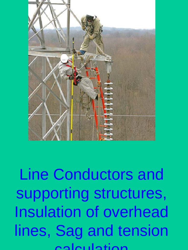 Line Conductors and Supporting Structures Original | PDF | Insulator ...
