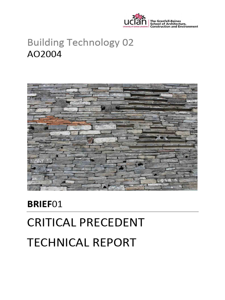 Building Technology Analysis Report | PDF | Sustainability | Green Building