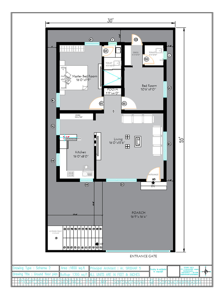 Floor Plan for Residential Layout | PDF