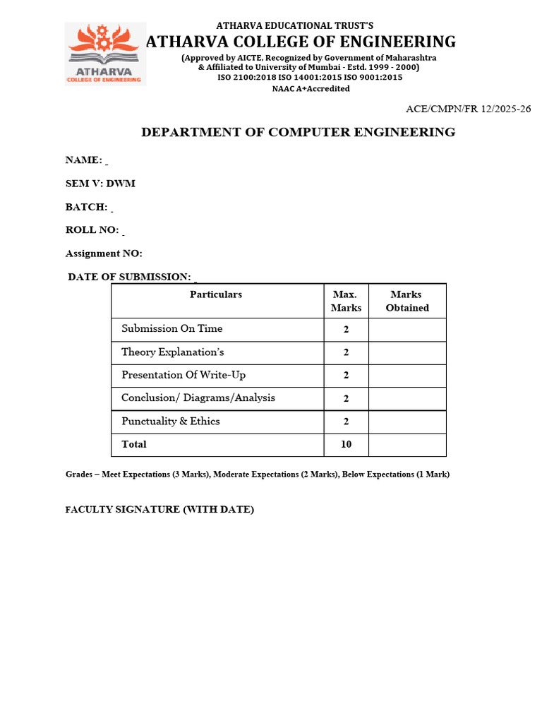 Computer Engineering Assignment Evaluation | PDF