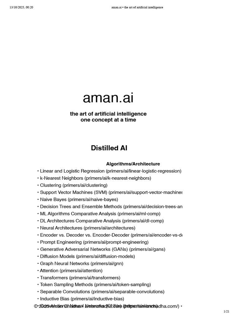 Essential AI Concepts and Algorithms | PDF | Artificial Intelligence ...