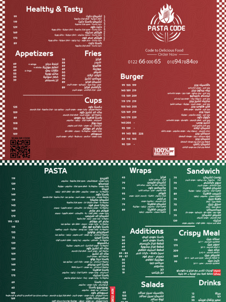 PastaCode Menu 3 | PDF