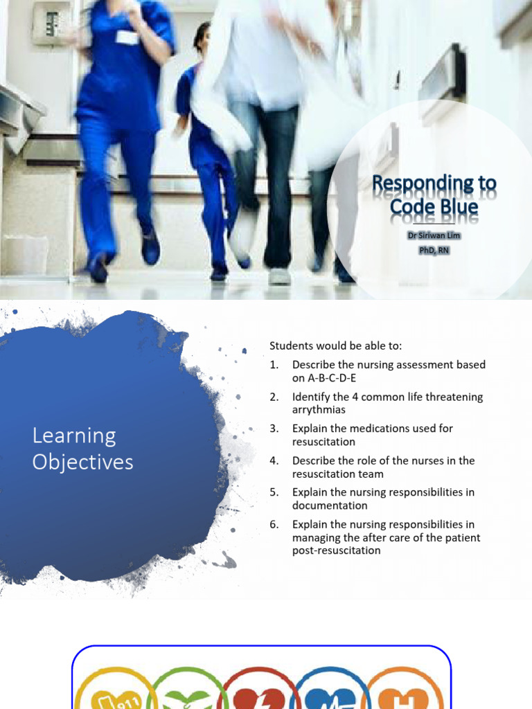 Code Blue Response: Nursing Guidelines | PDF | Cardiopulmonary ...