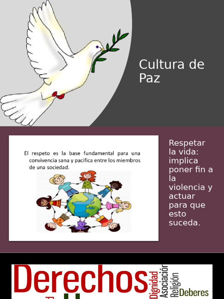 Cultura de Paz y Derechos Humanos | PDF