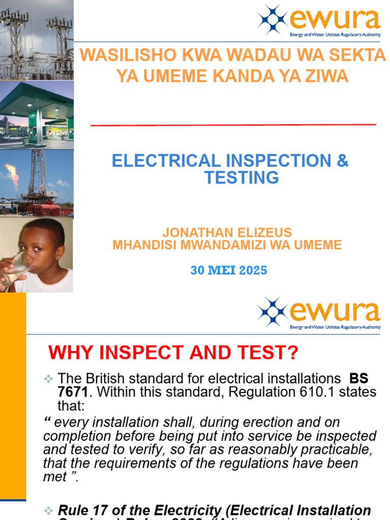 Electrical Inspection & Testing Guide | PDF | Direct Current ...