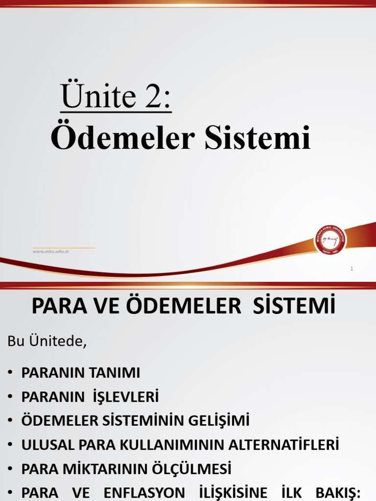 2.Ã - Nite. para Ve Ã - Demeler Sistemi | PDF