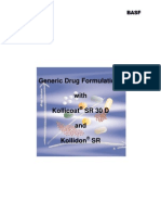 Generic Drug Formulations With Kollicoat and Kollidon