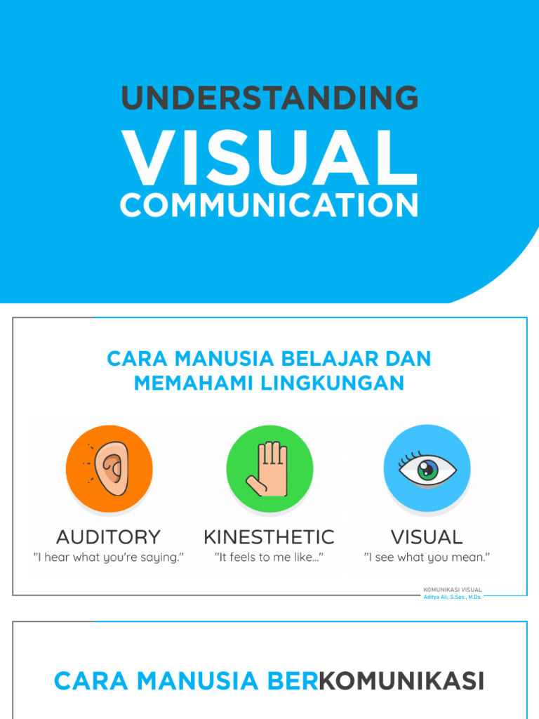 Memahami Komunikasi Visual Efektif | PDF