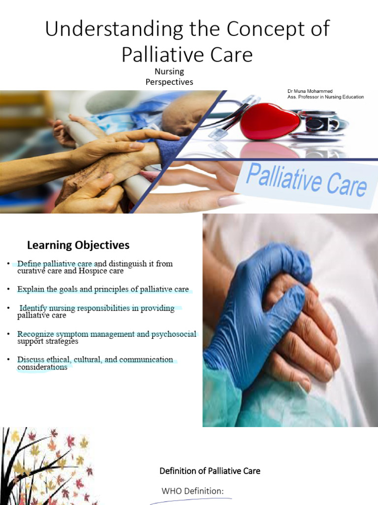 Lect 1 Understanding The Concept and Principles of Palliative Care ...