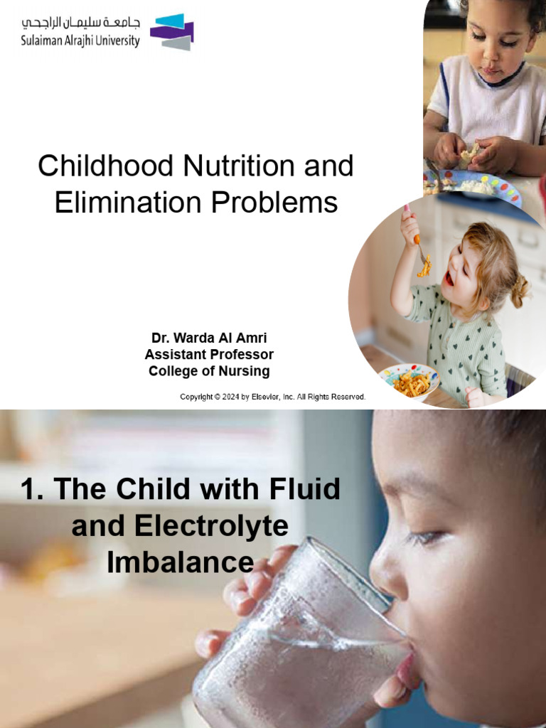 CS (8) Childhood Nutrition and Elimination Problems - 3 | PDF ...
