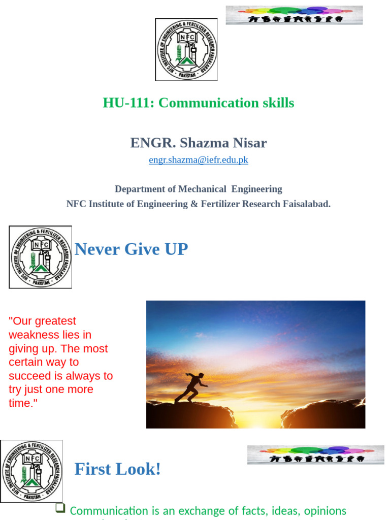 Communication Skills | PDF | Communication | Nonverbal Communication