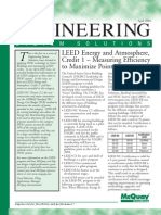 Engineering: LEED Energy and Atmosphere, Credit 1 - Measuring Efficiency To Maximize Points