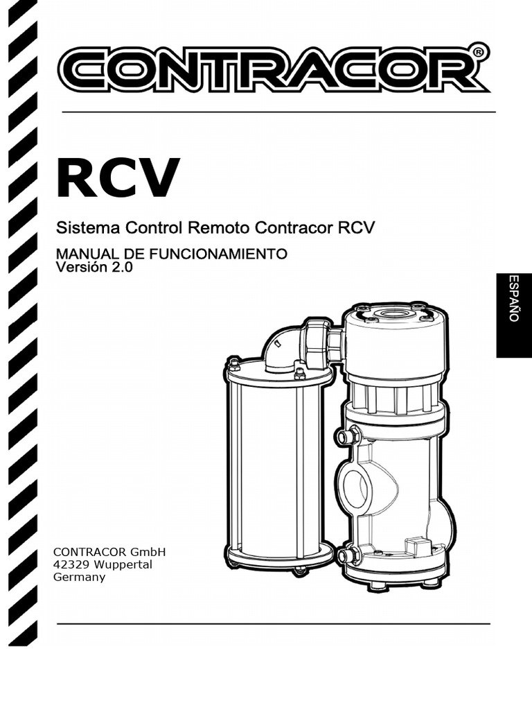 Manual de Funcionamiento RCV Contracor | PDF | Tecnologías de gas ...