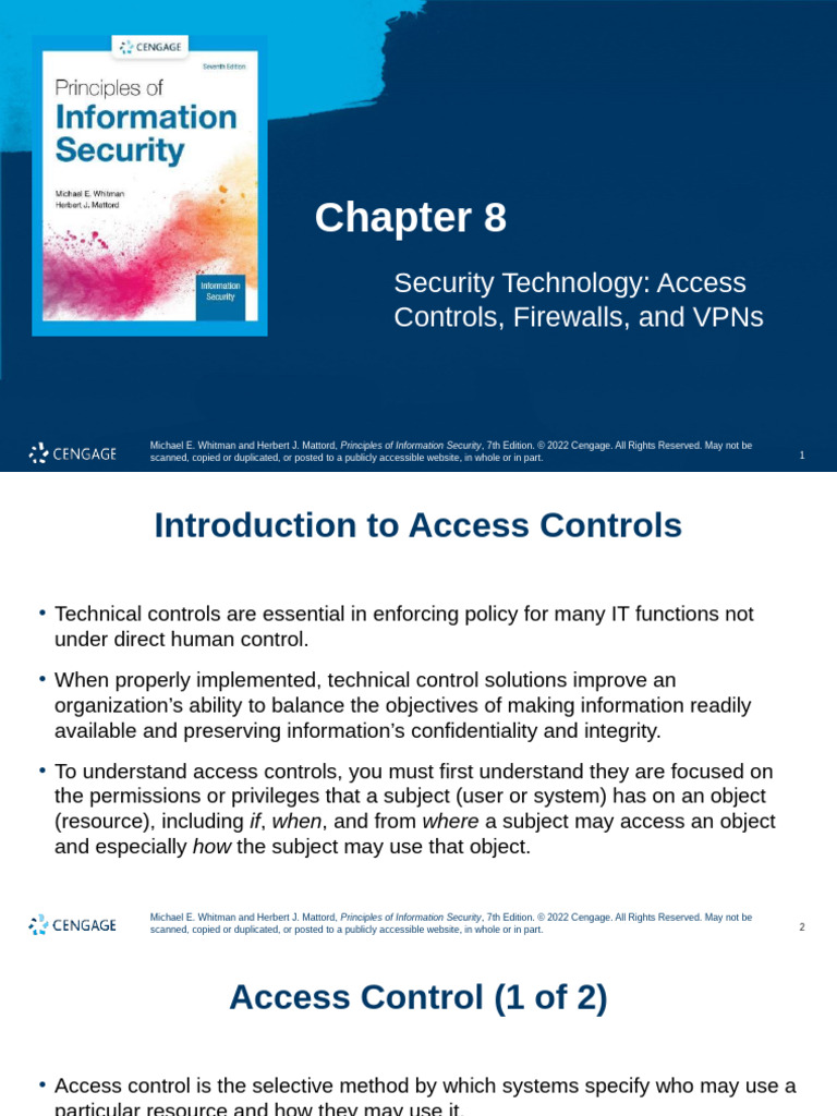 Chapter Eight | PDF | Firewall (Computing) | Proxy Server
