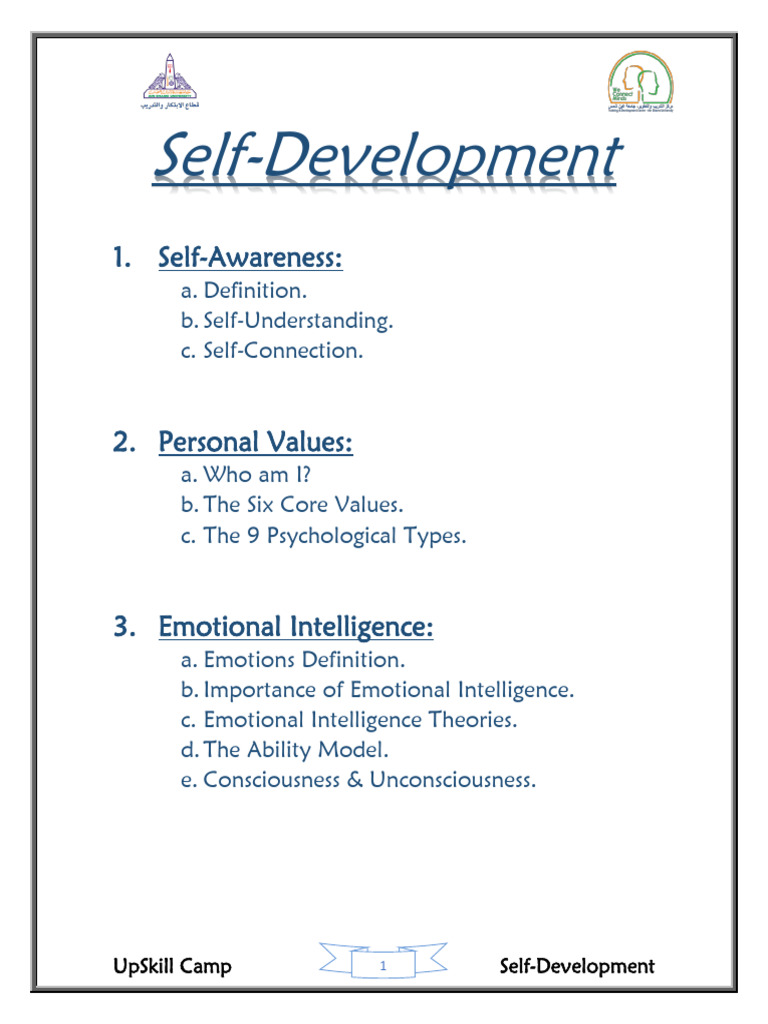 Self-Development Insights and Techniques | PDF | Emotions | Emotional ...