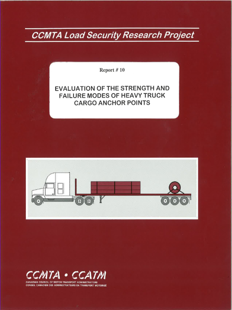 1997 CCMTA Load Securement Report 10 | PDF