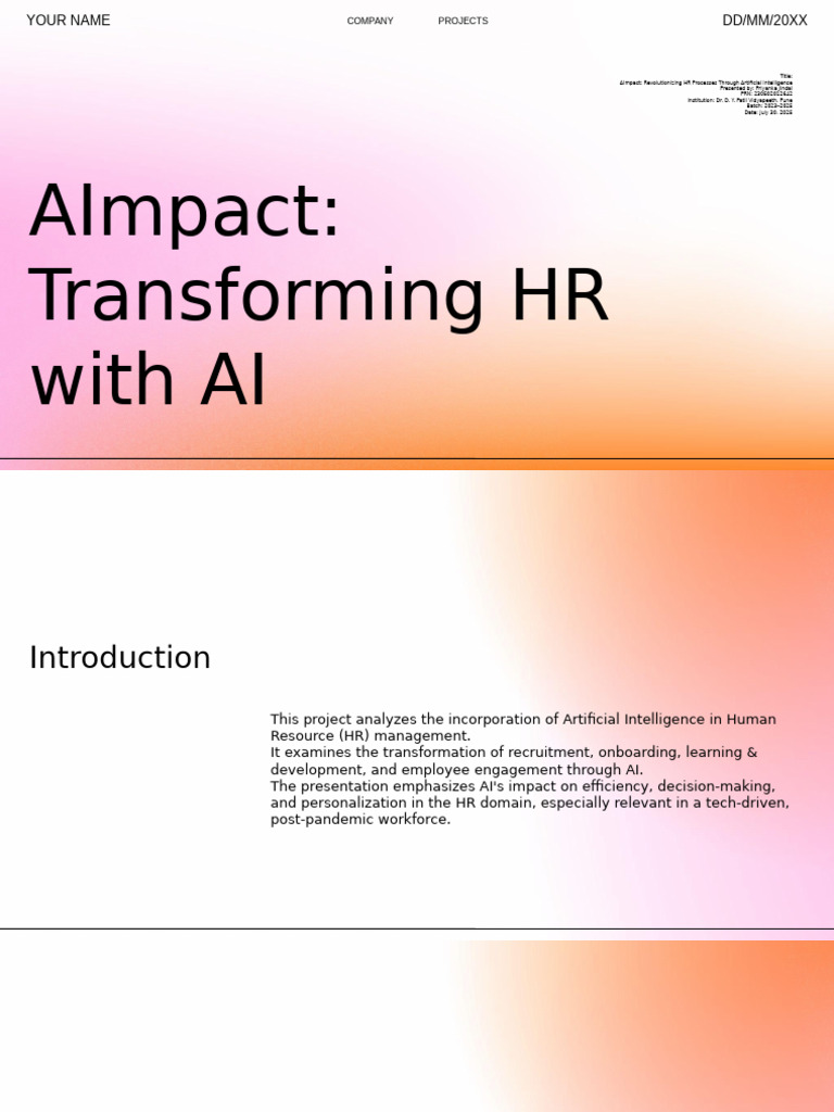 AI Transforming HR Management | PDF | Artificial Intelligence ...