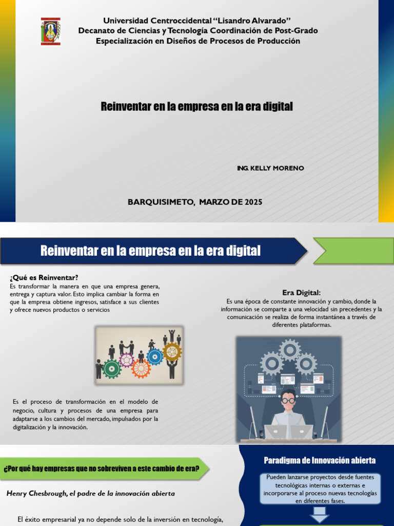 Reinvencion Empresarial en La Era Digital | PDF | Marketing | Modelo de ...