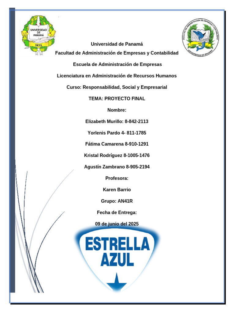 Proyecto Final RSE | PDF | Responsabilidad social corporativa ...