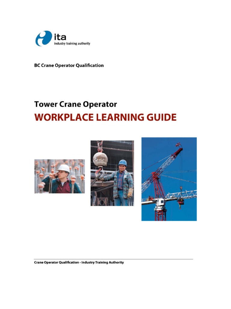 Tower Crane Operator PDF Occupational Safety And Health Crane