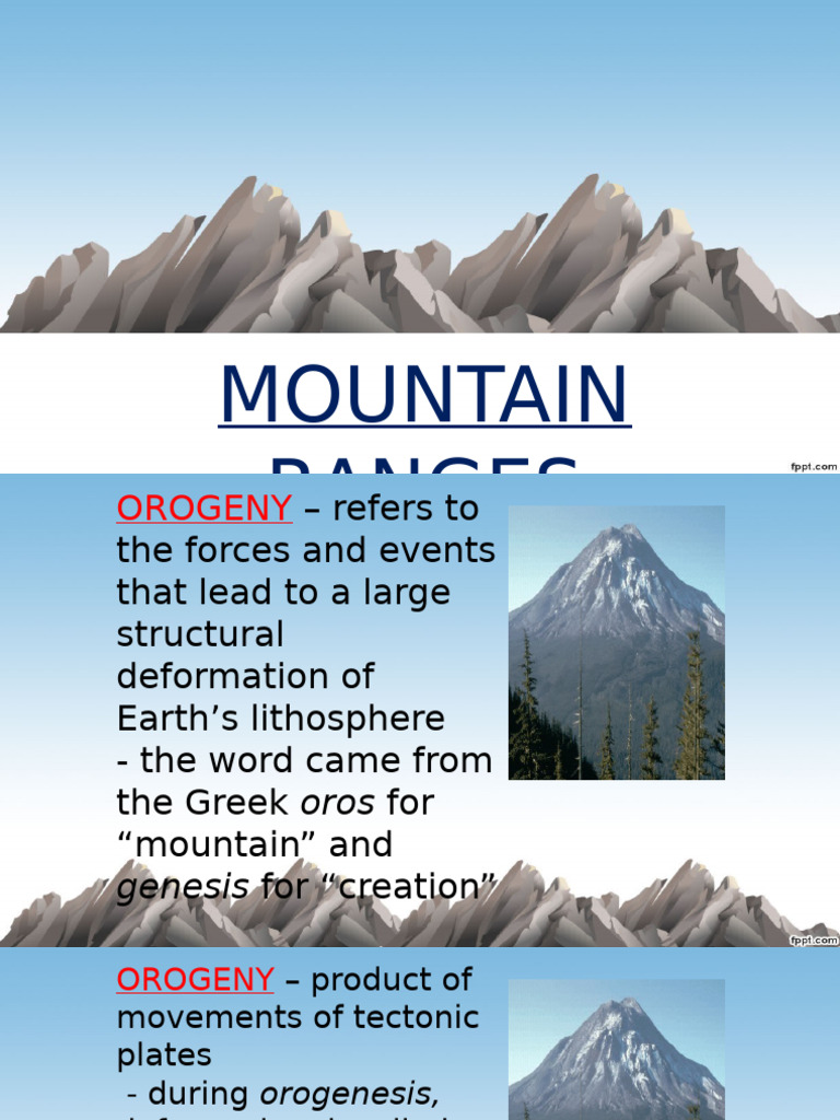 Understanding Mountain Formation Processes | PDF