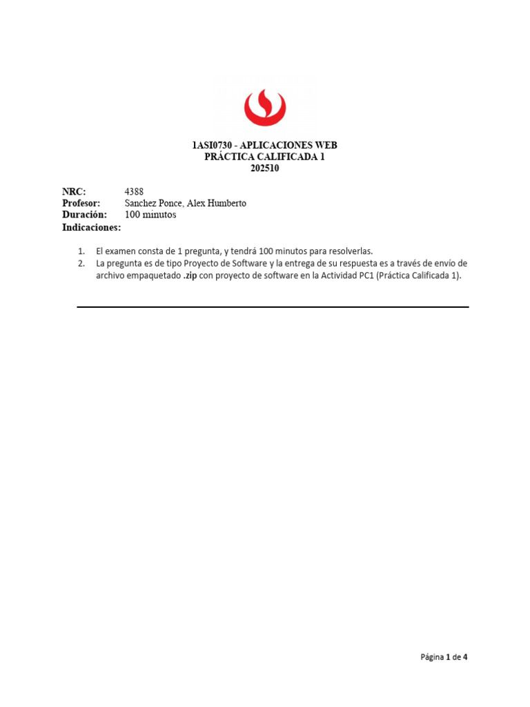 PC1 App Web | PDF | Programación de computadoras | Script Java