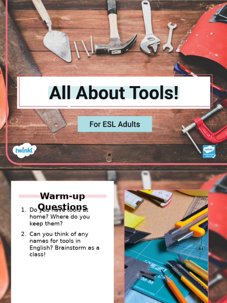 Common Tool Expressions for ESL Learners | PDF | Tools | Cutting Tools