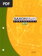 Saxon Algebra 1 | PDF