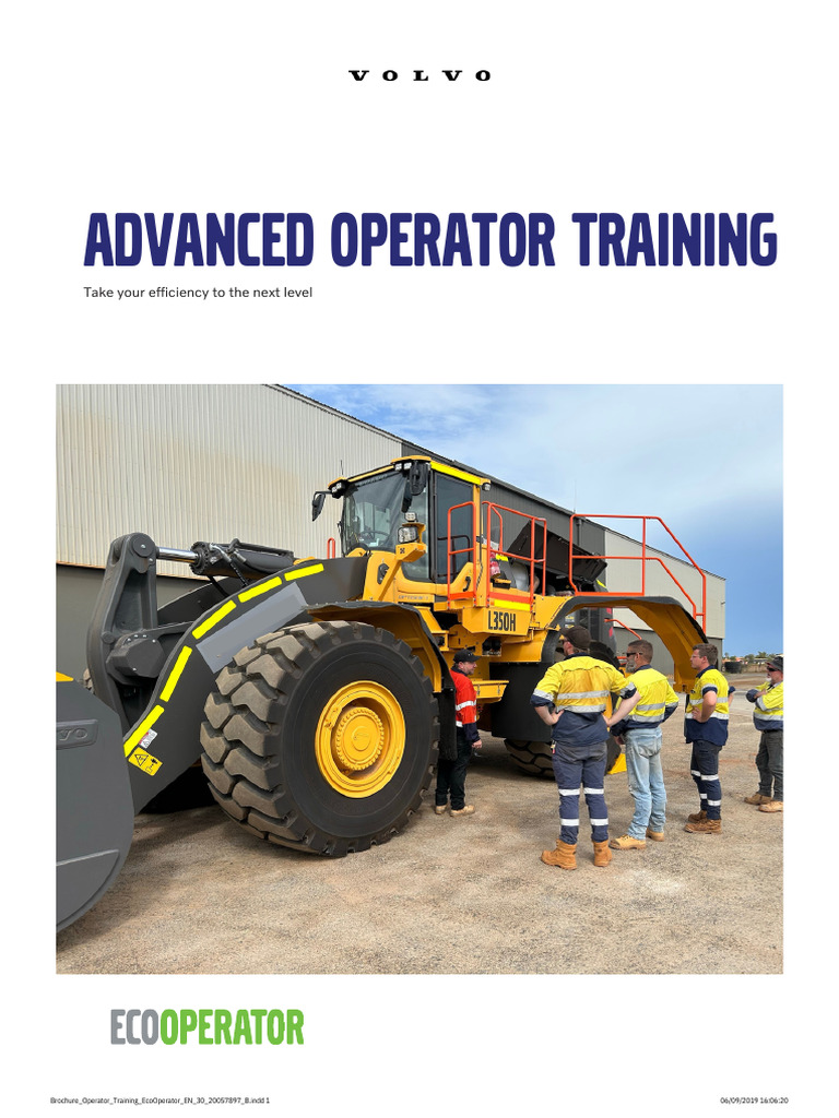 Advanced EcoOperator Training Program | PDF | Climate Change Mitigation