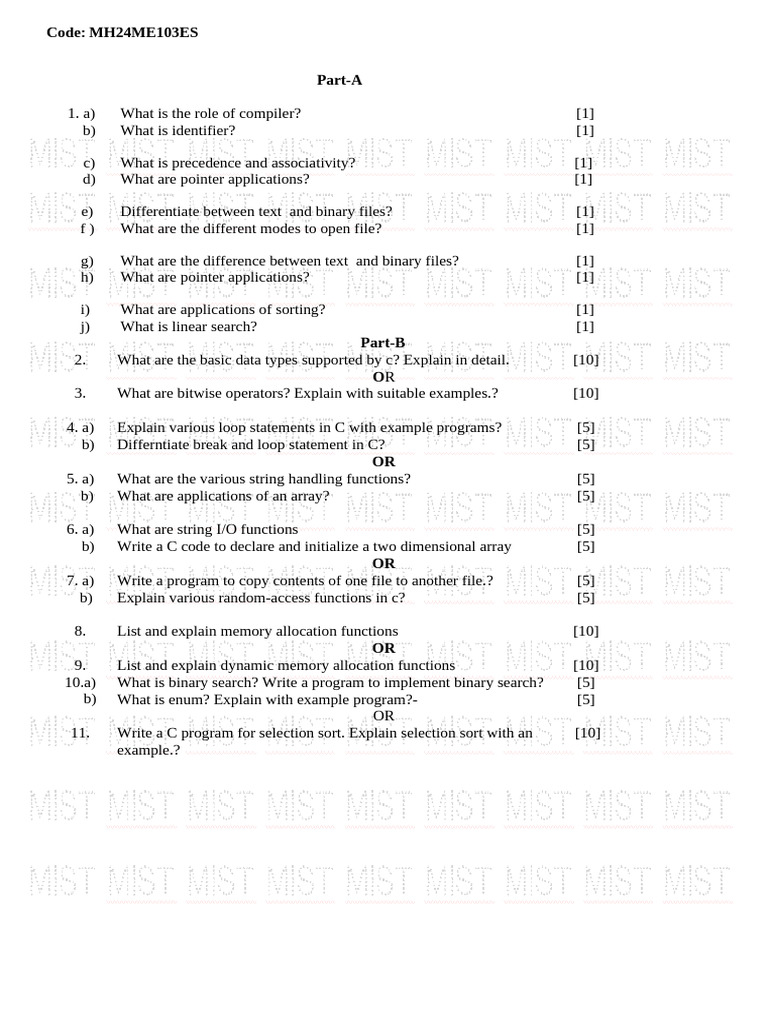 C Programming Concepts and Functions | PDF | Pointer (Computer ...