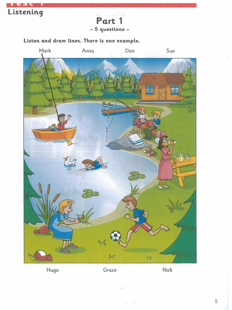 Starters 3 Test 1 | PDF