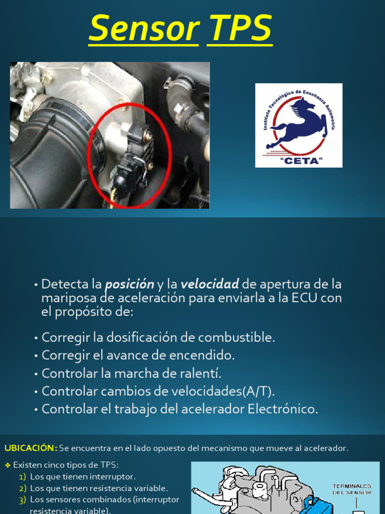 Sensor TPS: Función y Tipos Explicados | PDF