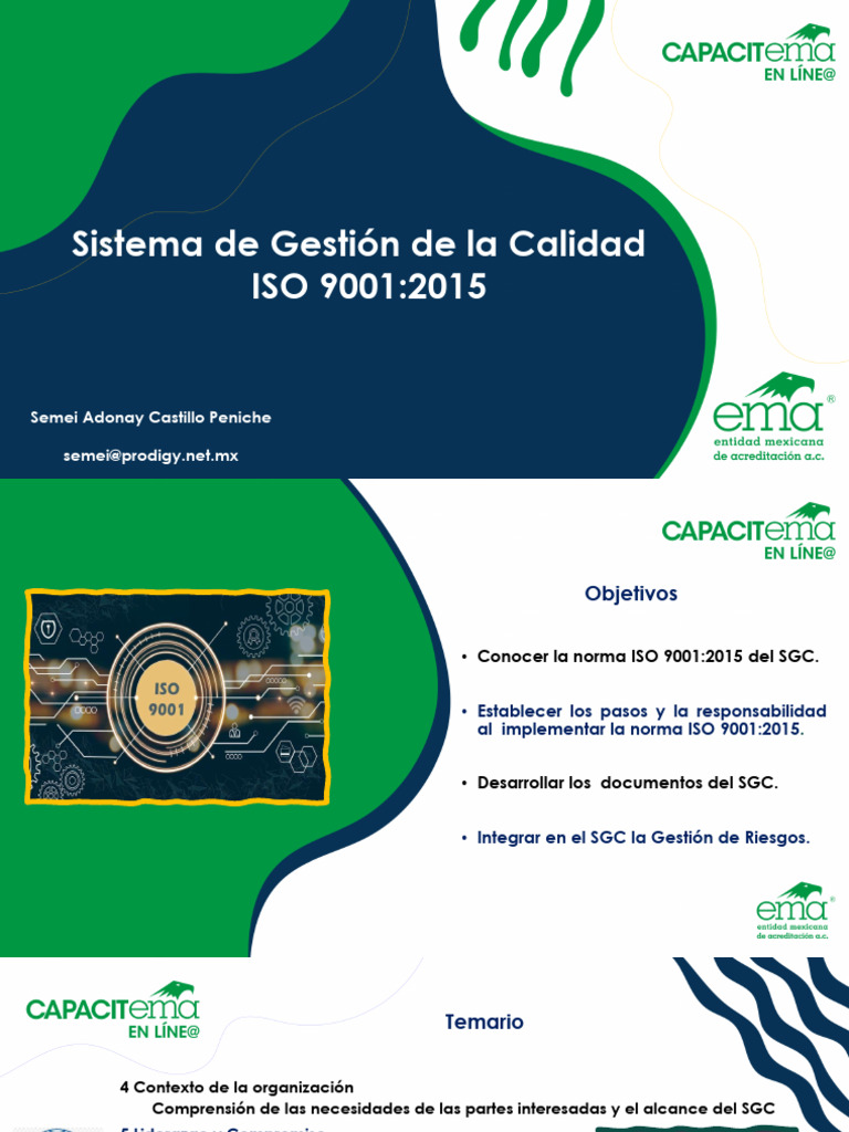 Implementación de ISO 9001:2015 en SGC | PDF | Sistema de manejo de ...