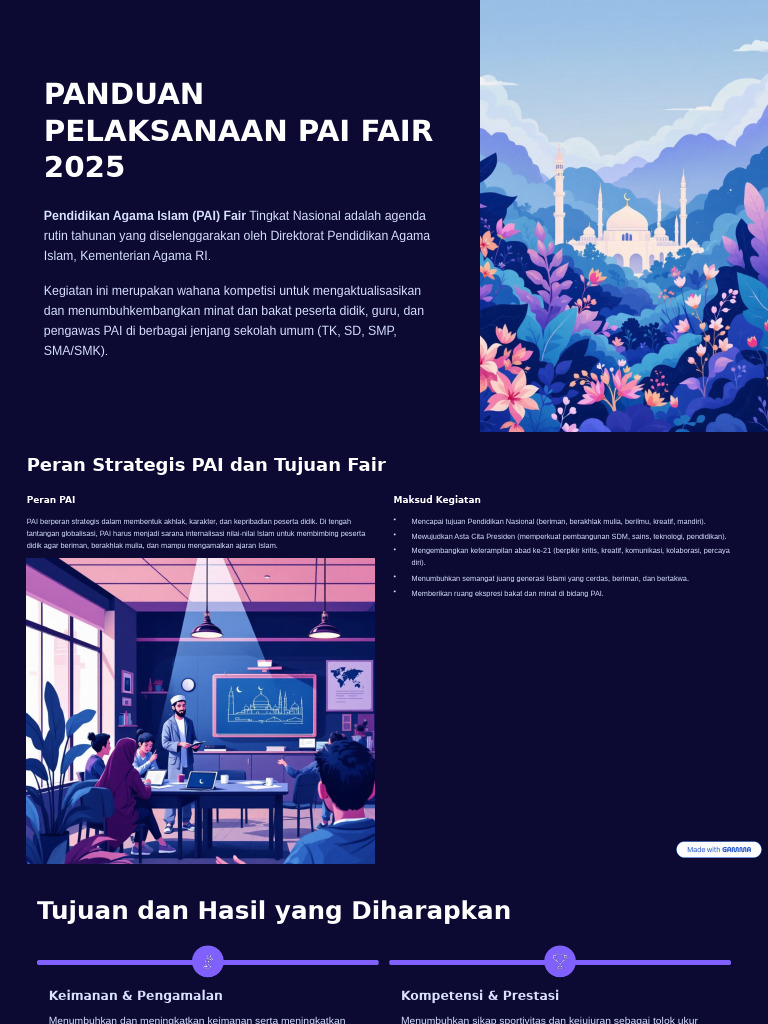 Panduan PAI Fair 2025 Kemenag RI | PDF