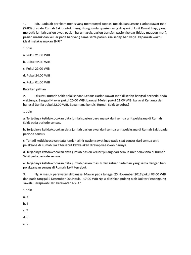 Soal RM | PDF