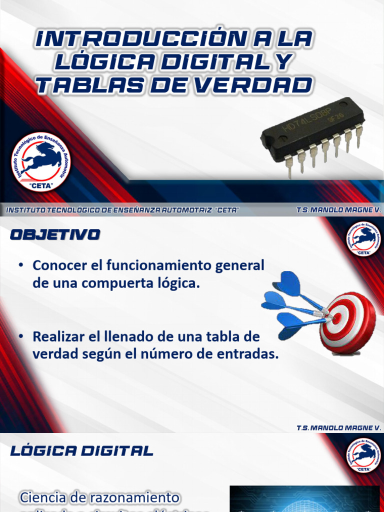 Lógica Digital y Tablas de Verdad | PDF | Puerta lógica | Informática
