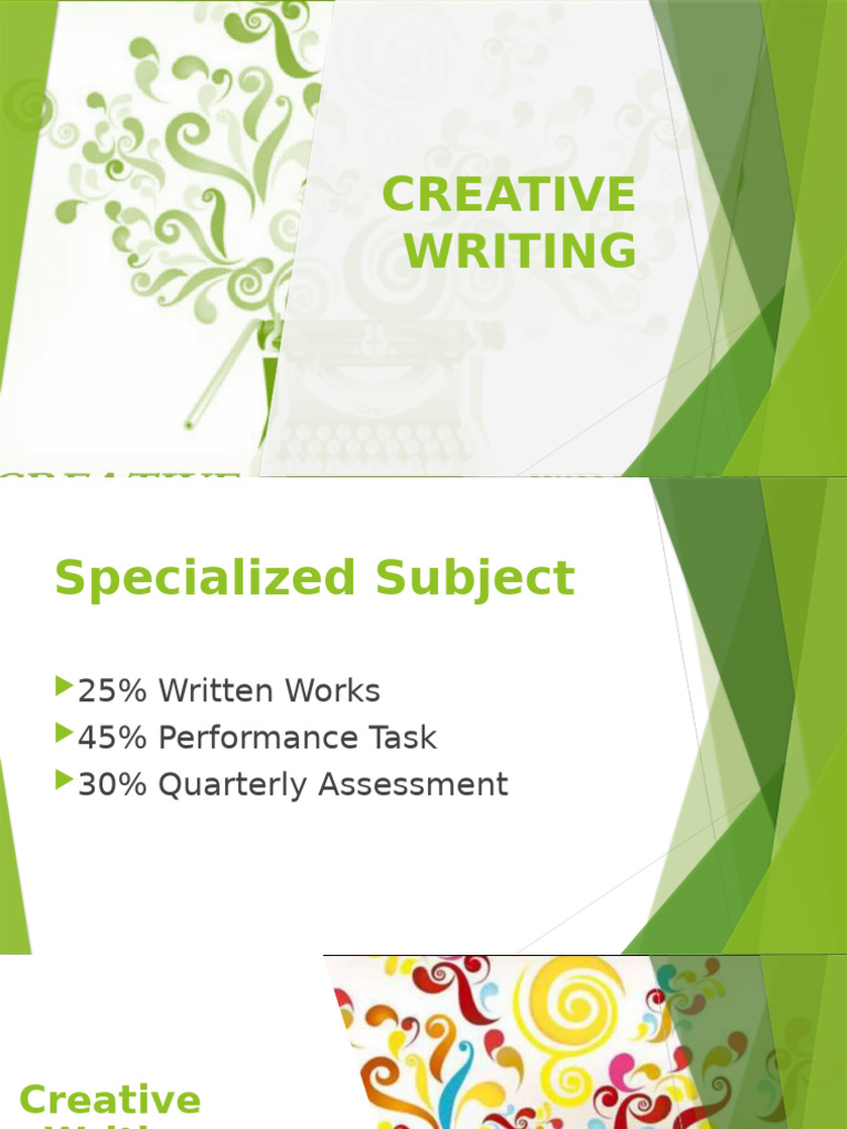 Creative Writing Intro | PDF