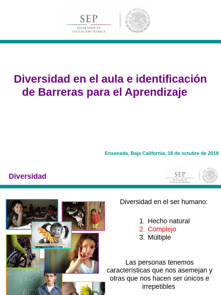 Diversidad e Inclusión en la Educación | PDF | Inclusión (Educación ...