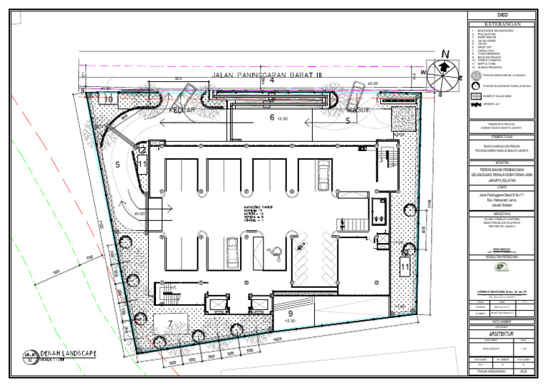 Site Plan Kebayoran Lama | PDF