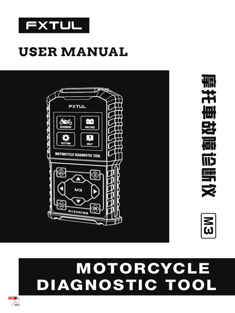 Motorcycle Diagnostic Tool M3 Manual | PDF | Anti Lock Braking System ...