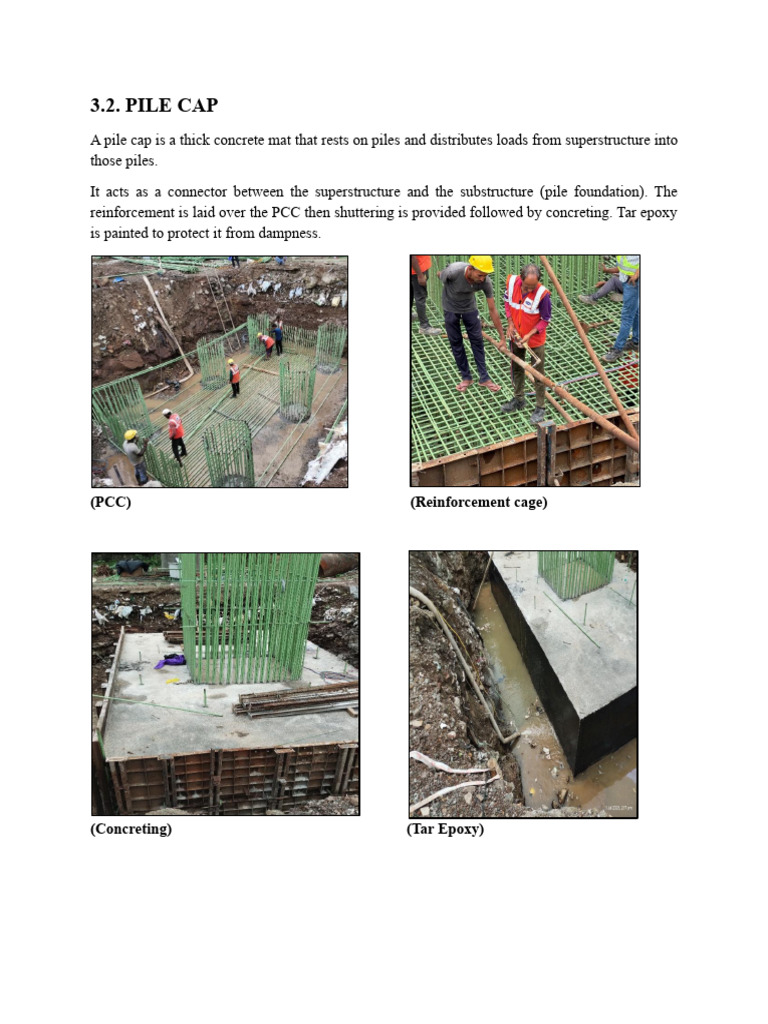 Pile Cap: Design and Reinforcement Details | PDF